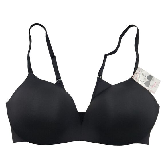 Maidenform Comfort Crush T-Shirt Bra Womens XXXL Black Wired Adjustable Strap - Picture 2 of 10